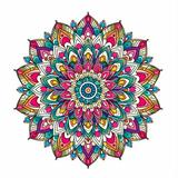 Mandala Color by Number Book