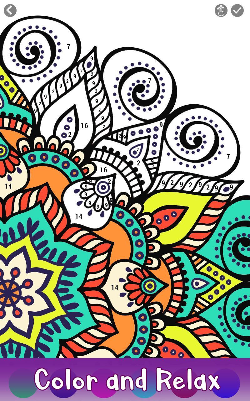Download Adult Color by Number Book - Paint Mandala Pages for Android - APK Download
