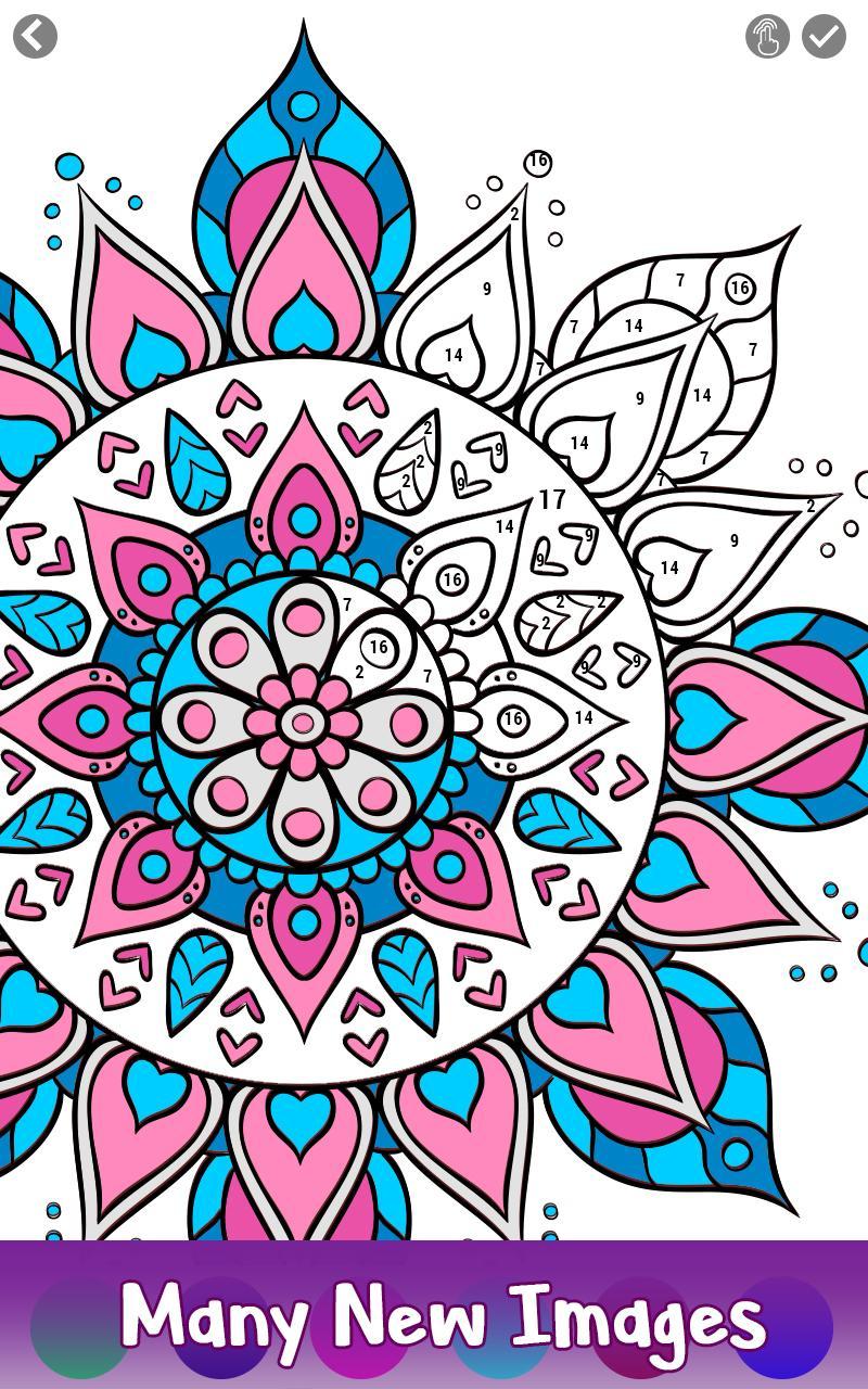 Download Adult Color by Number Book - Paint Mandala Pages for Android - APK Download