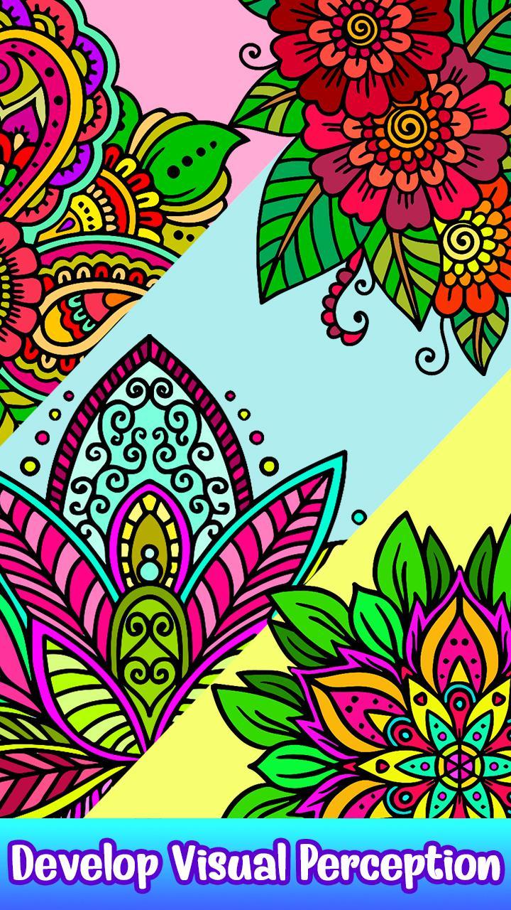 Download Adult Color by Number Book - Paint Mandala Pages for ...