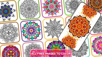 Mandala Color by Number Book تصوير الشاشة 1