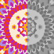 Mandala Pixel Art Coloring