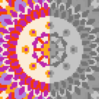 Mandala Pixel Art آئیکن