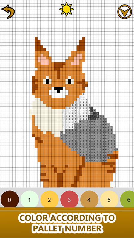 Cats Color by Number- Meow Pixel Art Coloring 2018 for Android - APK