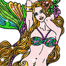 Mermaid Color by Number Book APK