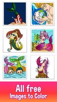 Mermaid Color Affiche