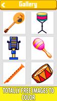 Musical Instruments Pixel Art poster