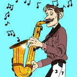 Musical Instruments Coloring Zeichen