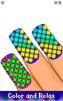 Nails Color by Number: Girls Fashion Coloring Book スクリーンショット 1