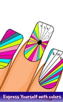 Nails Color by Number: Girls Fashion Coloring Book syot layar 2