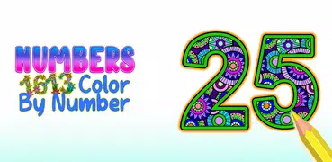 Numbers Color by Number Book