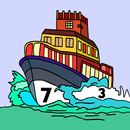 Ships Color by Number Art Book APK
