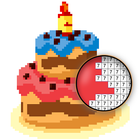Party Pixel Art Zeichen