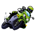Pixel Bike Race Motorcycle