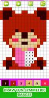 Pixel Art Symmetry Draw: Color ảnh chụp màn hình 2