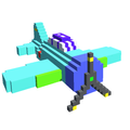 Planes 3D Color by Number Art