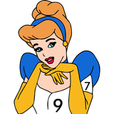 Princess Color by Number Book أيقونة