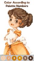 Princess Pixel Art تصوير الشاشة 2