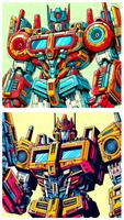 Robots Color By Number Book ảnh chụp màn hình 1