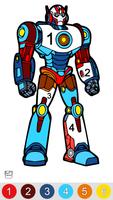 Robots Color By Number Book ảnh chụp màn hình 3