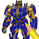 Robots  Superhero Color Book APK