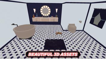 Washroom Cleanup 3D House Bath स्क्रीनशॉट 2
