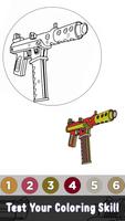 Guns Color Weapons Paint Book स्क्रीनशॉट 2
