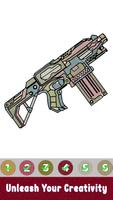 برنامه‌نما Guns Color Weapons Paint Book عکس از صفحه