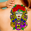 Tattoo Color by Number: Tattoo Coloring Book Pages