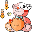 Teddy Bear Color by Number Art APK