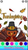 Thanks Giving Color by Number captura de pantalla 3