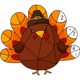 Thanks Giving Poly Art - Color Zeichen