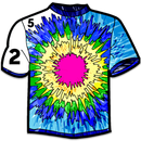 Tie Dye Shirts Color By Number APK