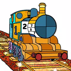 Trains Paint by Number XAPK download