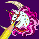Unicorn Color by number APK