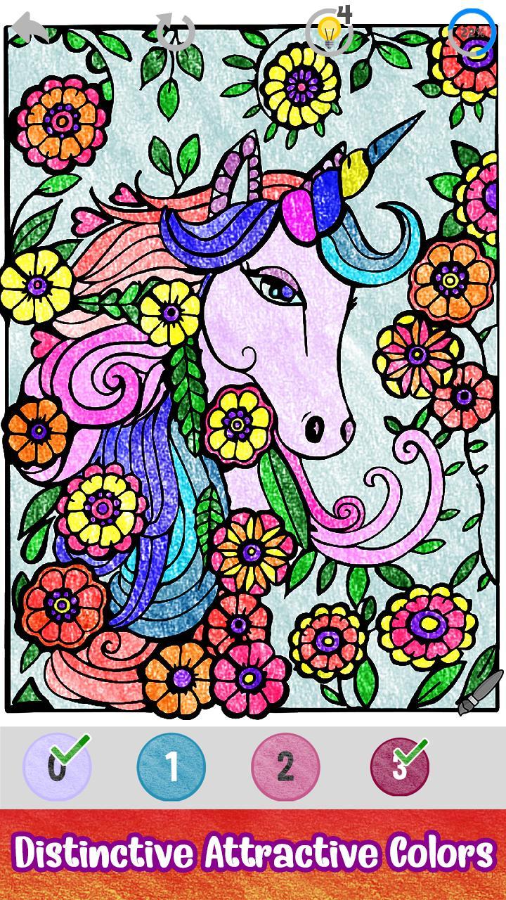 Download Unicorn Paint by Number - Fantasy Glitter Coloring for Android - APK Download