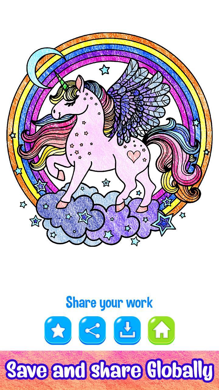 Download Unicorn Paint by Number - Fantasy Glitter Coloring for Android - APK Download