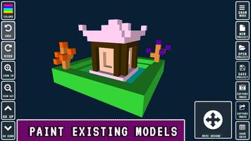 Voxel Editor 3D اسکرین شاٹ 1