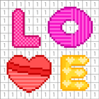Valentine Love Color By Number simgesi