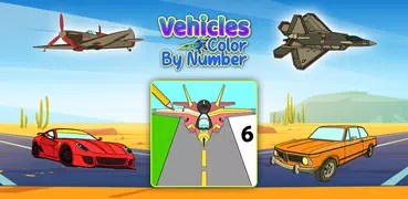 Vehicles Paint By Number Art