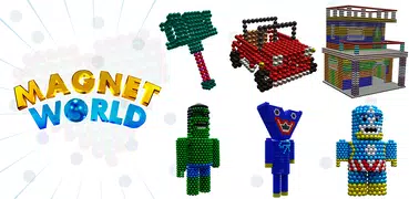 Magnet World 3D : ASMR Paint