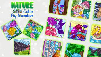 Nature Coloring Book Plakat