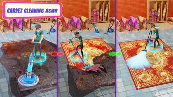 Carpet Cleaning: ASMR Washing الملصق