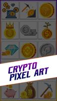 Crypto Pixel Art poster