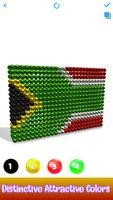Flags Magnetic Balls Coloring Screenshot 2