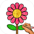 Learn to Draw , Glitter & Colo biểu tượng