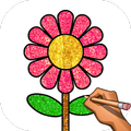 Learn to Draw , Glitter & Colo