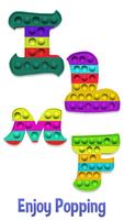 Pop It Alphabets 3D Giant الملصق