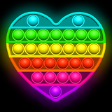 Pop It Glow Antistress Fidgets Zeichen