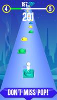 Pop It Hop 3D - Antistress Neon Ball Helix Jump ảnh chụp màn hình 1